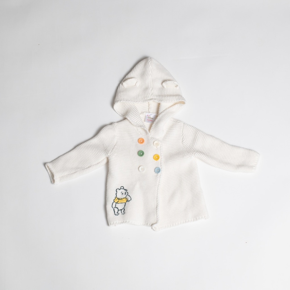 Hanna Andersson Disney Winnie The Pooh Knit Cardigan